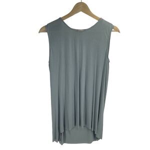 Collection of Style COS Women's Slinky draped Pleated Back high-low dress tunic